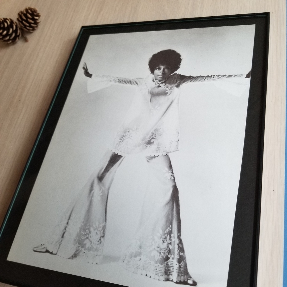 1970s Dianna Ross Vintage Jazz Rhythm Blues Motown Detroit Music Decor